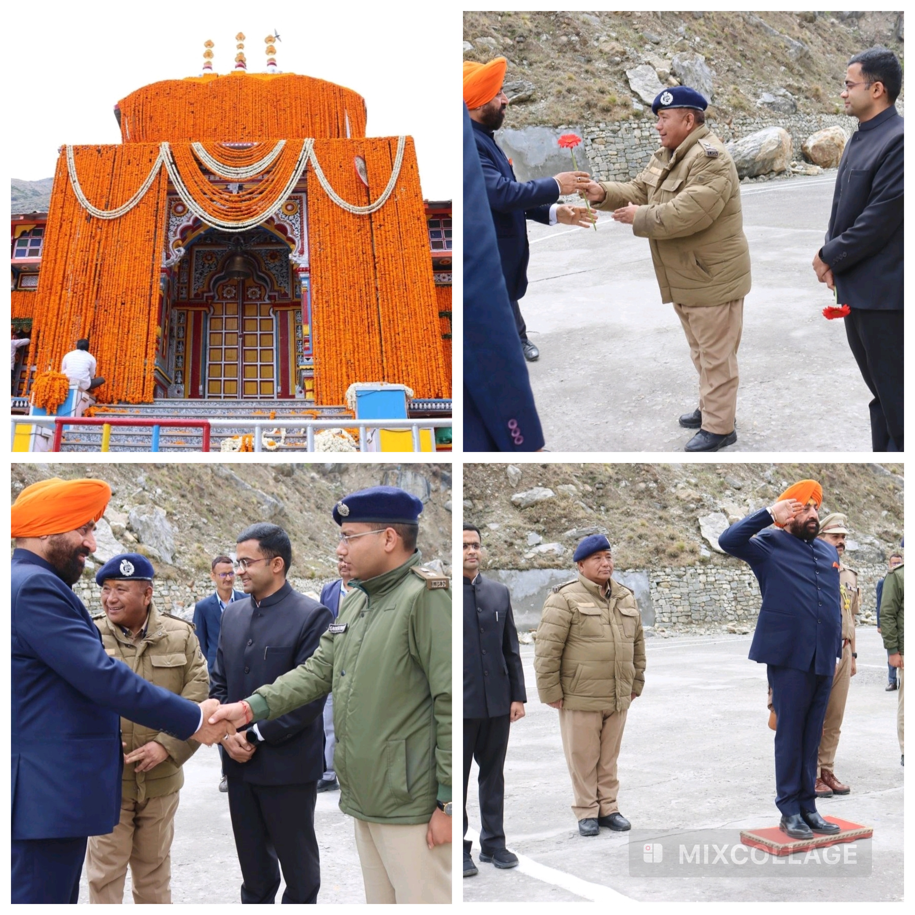 राज्यपाल उत्तराखंड ने श्री बद्रीनाथ मन्दिर में पूजा अर्चना कर की सम्पूर्ण विश्व के कल्याण की कामना की