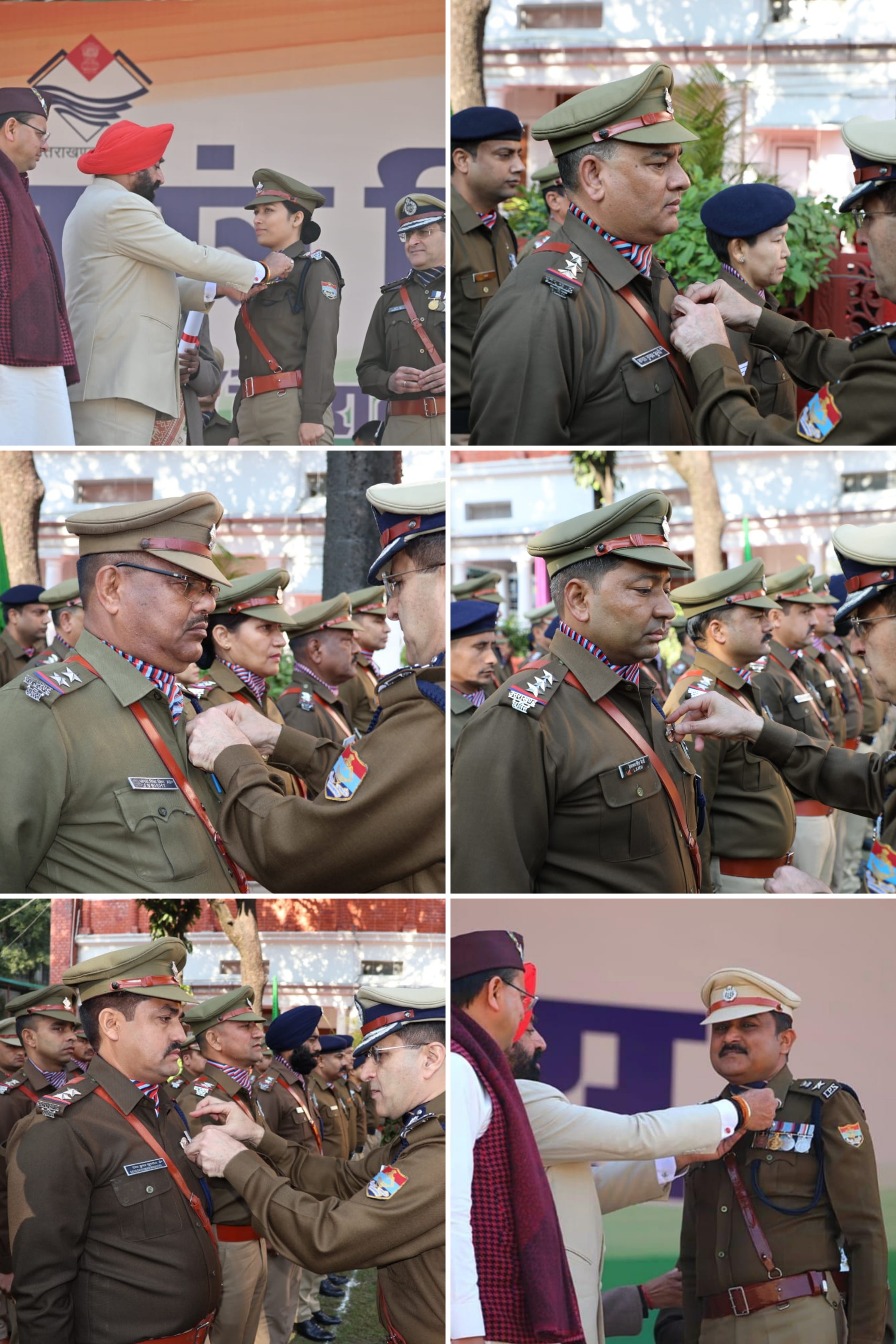 पुलिस कप्तान अजय सिंह समेत 6 पुलिस कर्मियों को मिला सम्मान