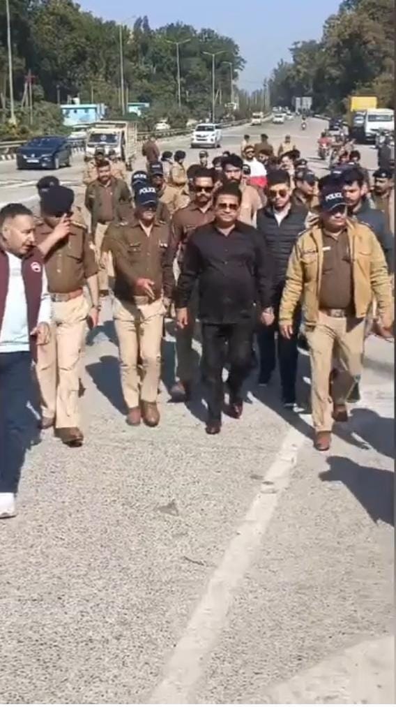 लच्छीवाला टोल पर विधायक उमेश कुमार को डोईवाला पुलिस ने लिया हिरासत में