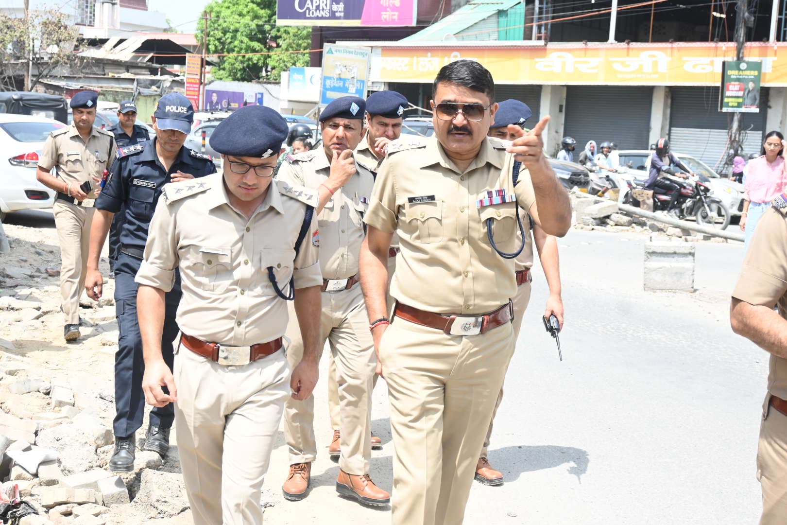 पर्यटन सीजन के तहत कप्तान ने जांची शहर के मुख्य रास्तों की व्यवस्था