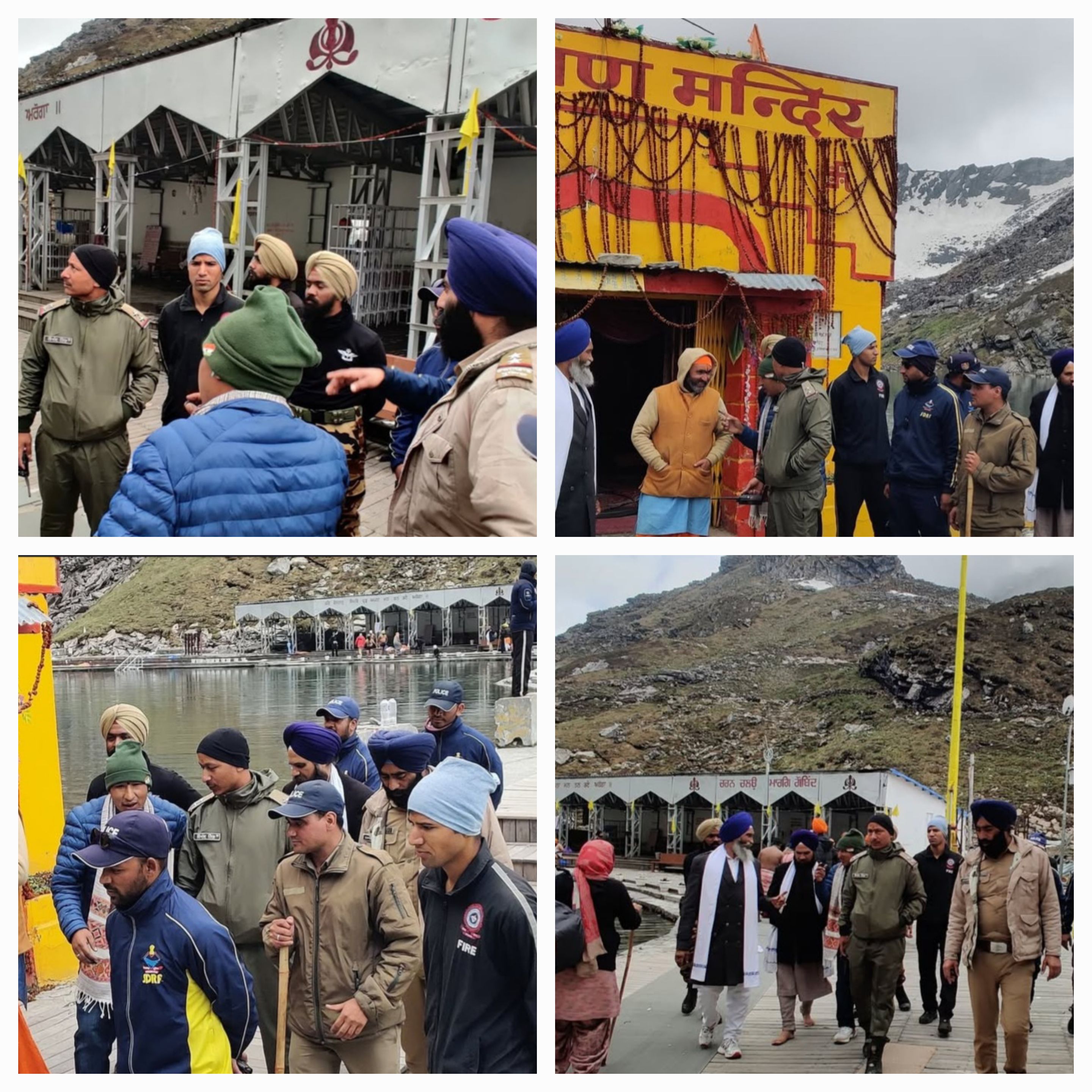 थानाध्यक्ष गोविंदघाट ने हेमकुण्ड साहिब में गुरुद्वारा प्रबंधन स्टाफ के साथ की गोष्ठी