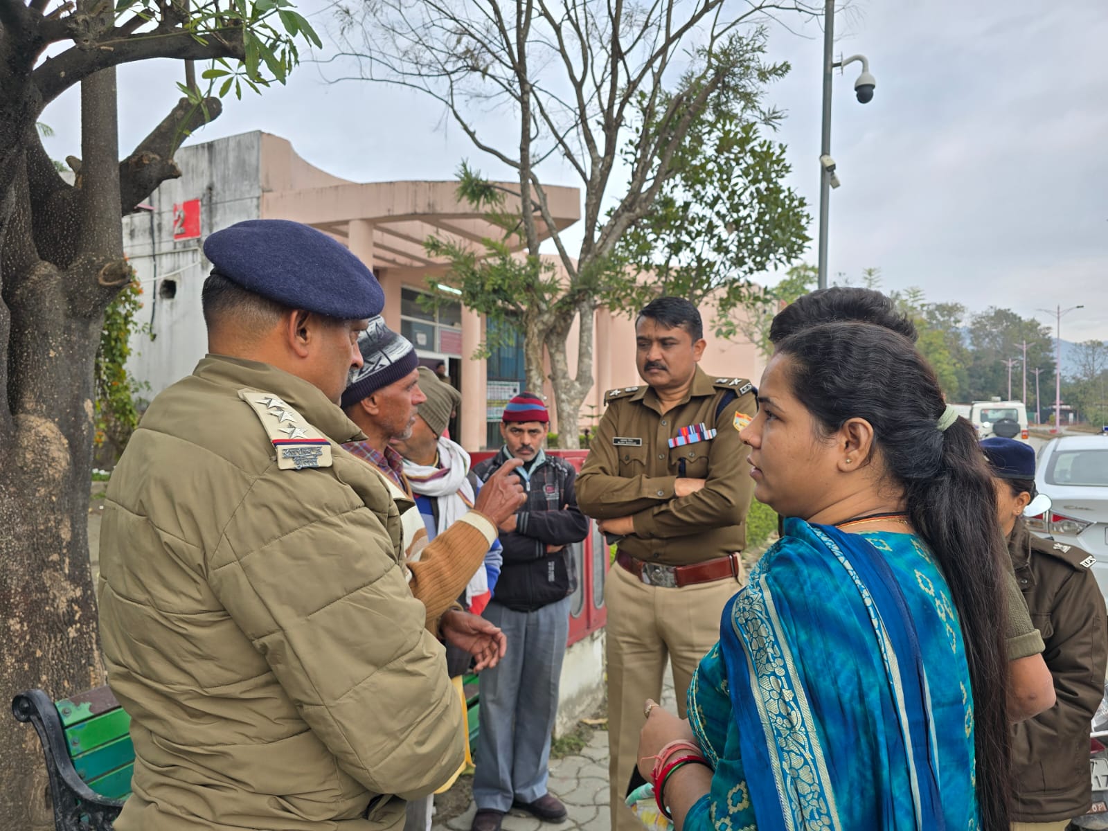 कप्तान अजय ने की घटनास्थल की जांच, पीड़ित परिवार से की बात
