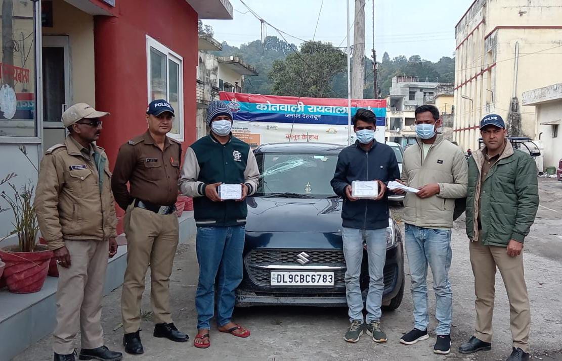 रायवाला के दो घरो में चोरी करने 3 गिरफ्तार