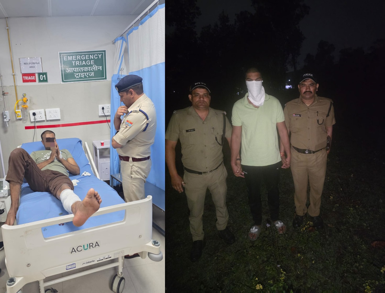 सेवानिवृत्त ब्रिगेडियर की हत्या में शामिल 2 बदमाश गिरफ्तार, 1 बदमाश मुठभेड़ में हुआ है घायल