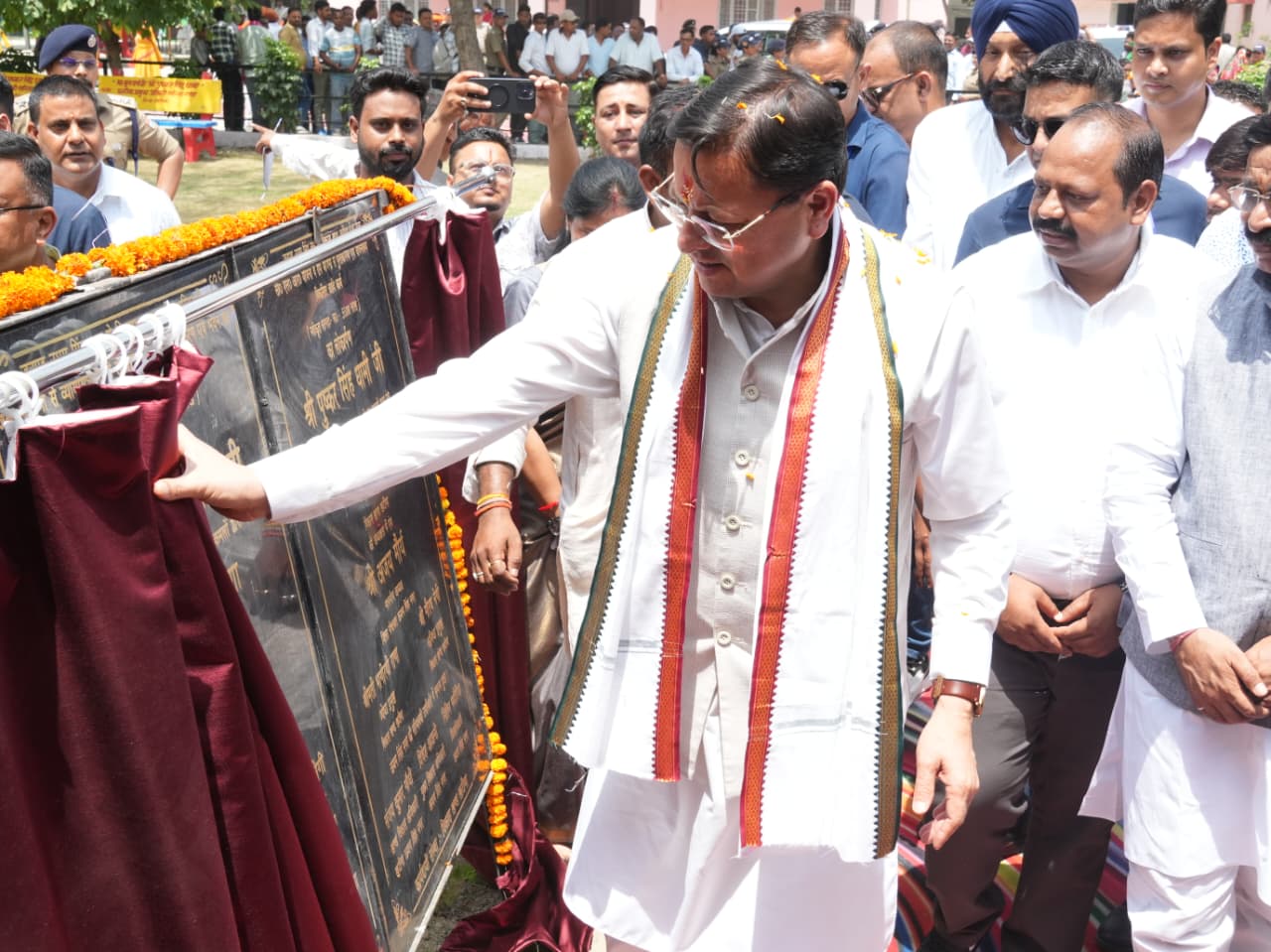 खटीमा में सीएम धामी ने 89 लाख रुपये की विकास योजनाओं का किया लोकार्पण* 