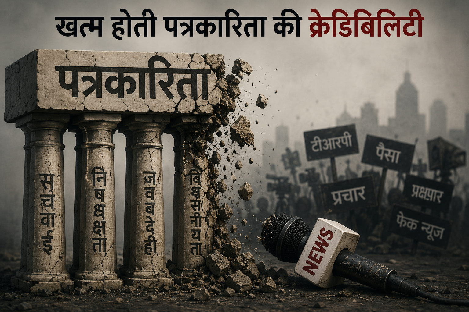 विफल होती पत्रकारिता ज्ञान के पथप्रदर्शको पर निकाल रहे झुंझलाहट!