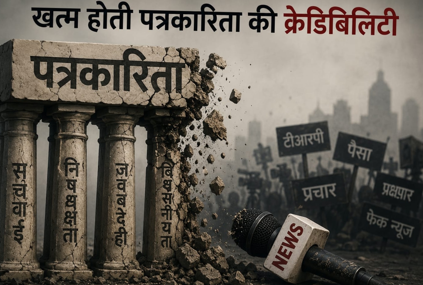 विफल होती पत्रकारिता ज्ञान के पथप्रदर्शको पर निकाल रहे झुंझलाहट!