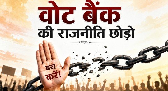 वोट बैंक की राजनीति से कब उठेंगे ऊपर?