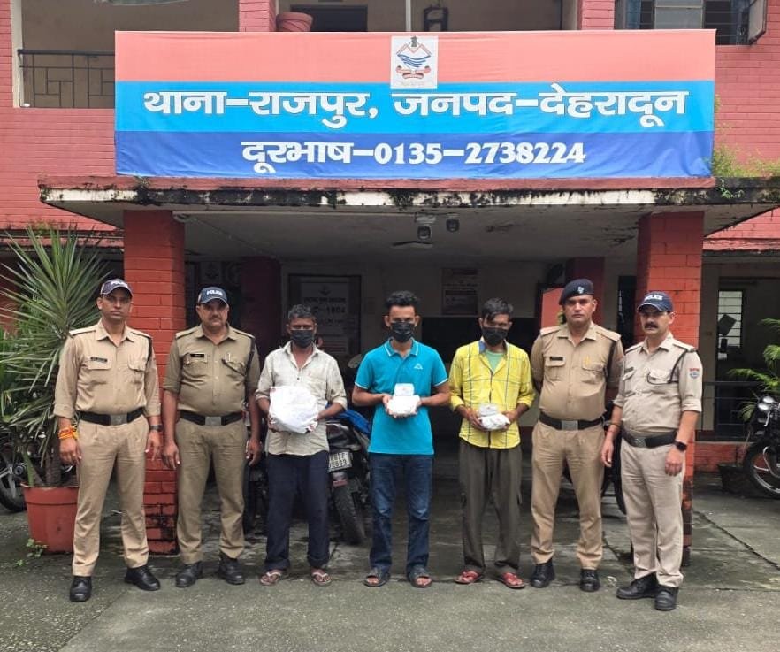 मंदिर चोरी का 24 घंटे में खुलासा, तीन आरोपी गिरफ्तार