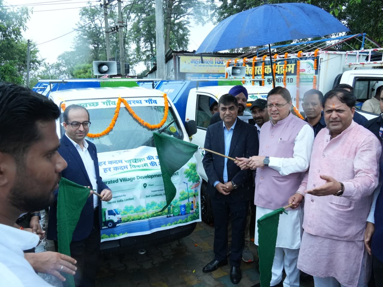 खटीमा में अपशिष्ट प्रबंधन को मिले 15 वाहन, नेस्ले इंडिया ने दिए 7 इलेक्ट्रिक वाहन*