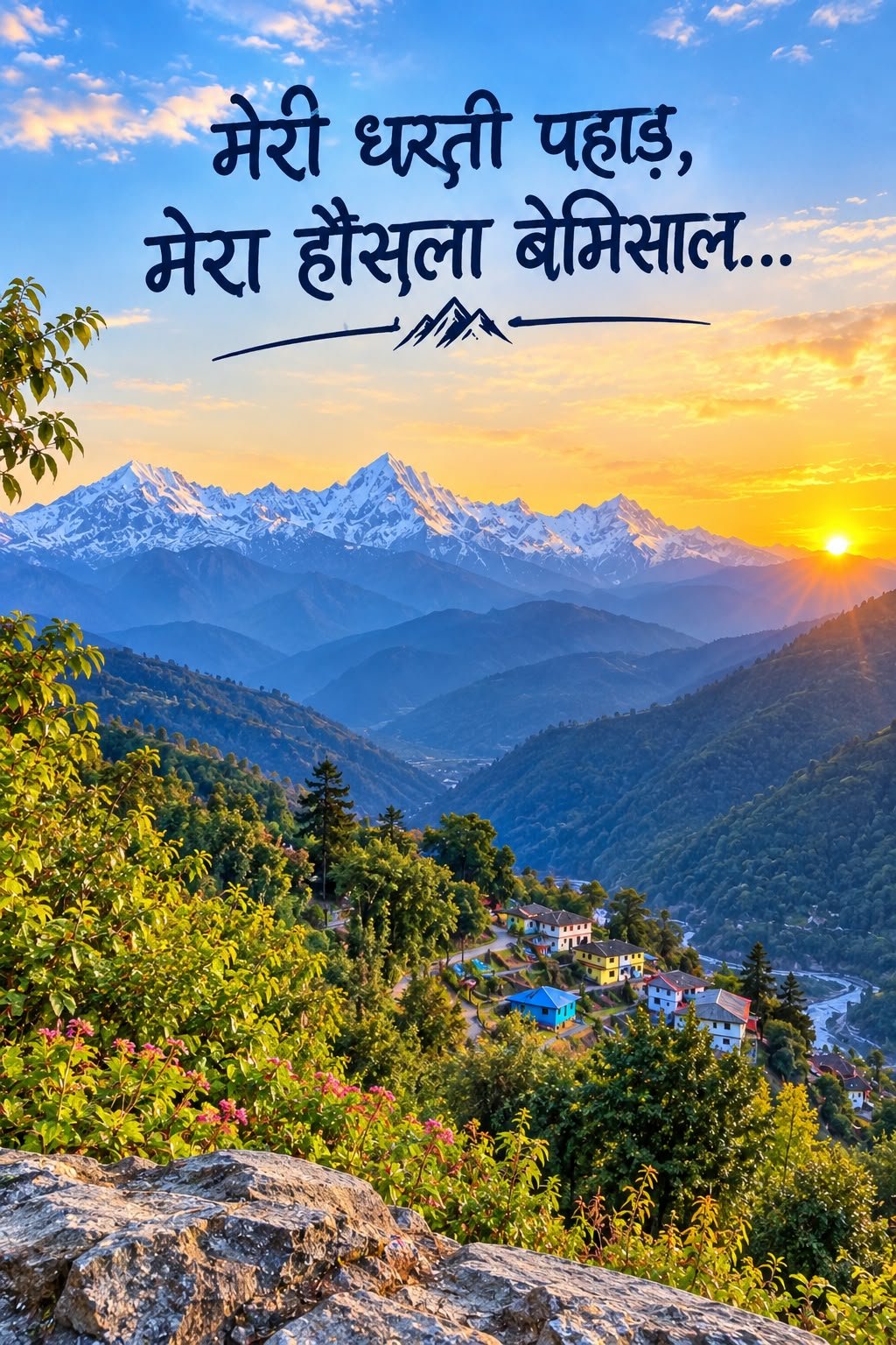 मेरी धरती पहाड़, मेरा हौसला बेमिसाल