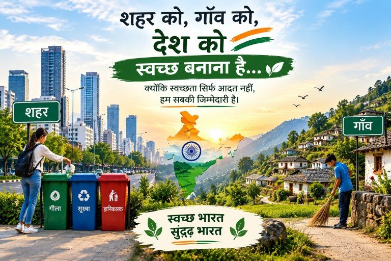 देशवासियों के नाम एक जरूरी संदेश — स्वच्छता की शुरुआत हमसे