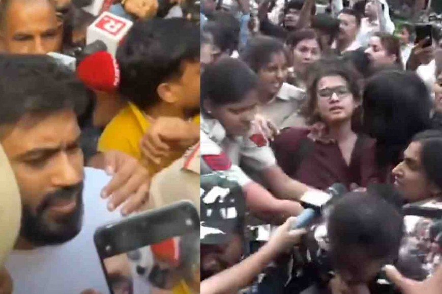 खास भीड़ न जुटा सकी सीजेपी, सीपी पहुँचने से पहले ही दीपके को दिल्ली पुलिस ने लिया हिरासत में
